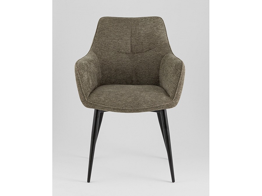 Стул обеденный Lynet рогожка серо-зеленый