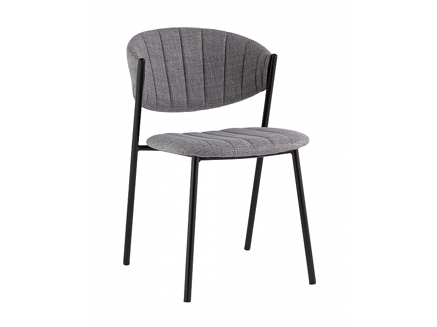 Стул Харпер ткань рогожка серый
