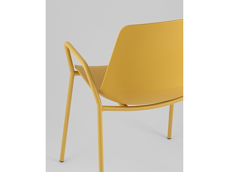 Стул Kaira пластик горчичный