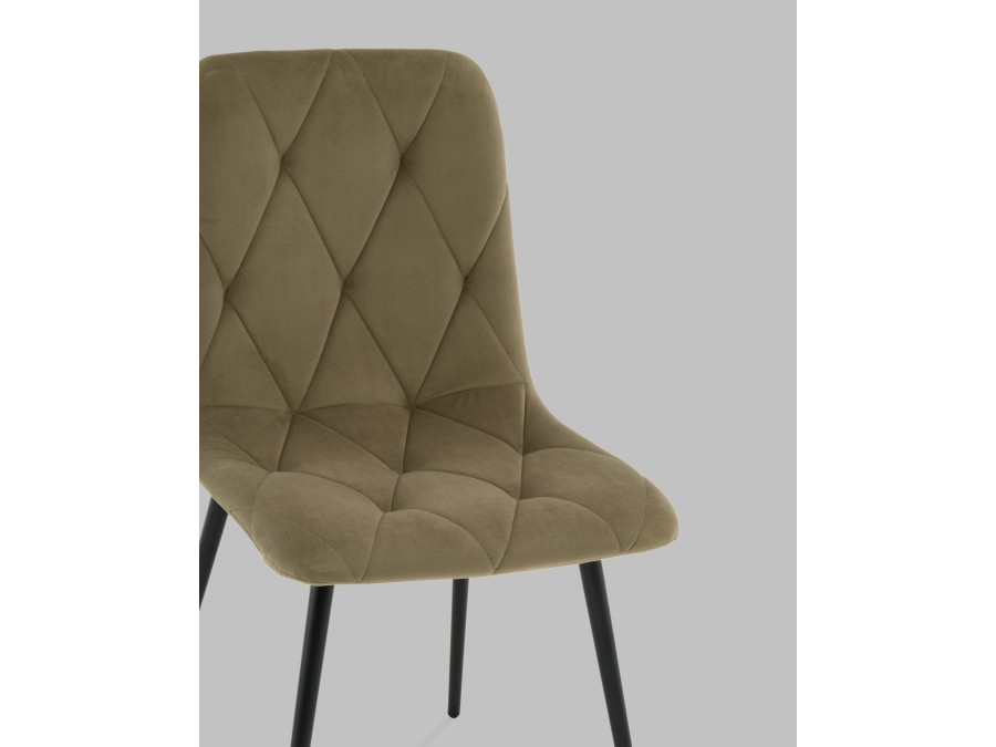 Стул Одди Diamond велюр пыльно-оливковый