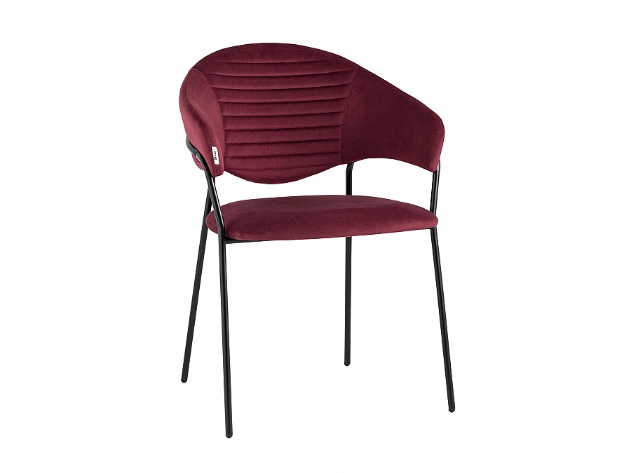 Стул Алексис велюр винный