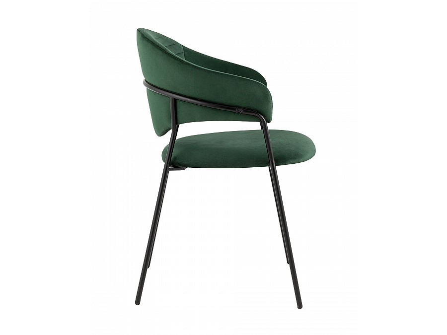 Стул Алексис велюр зелёный