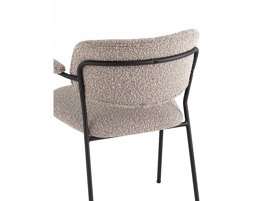 Стул Кэрол букле серый