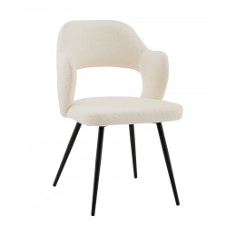 Стул Роккиана букле молочный