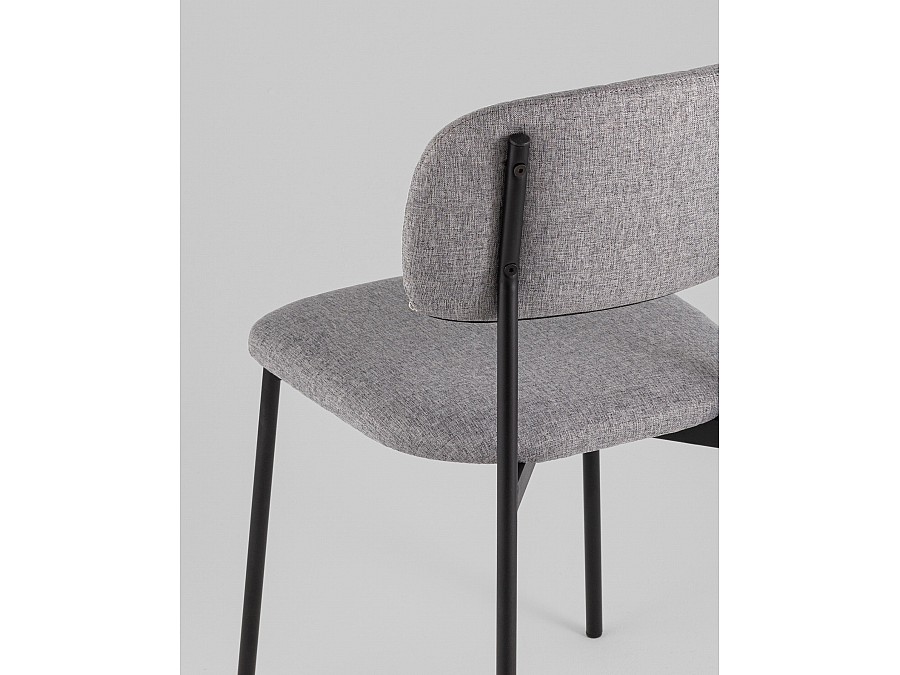Стул Майло рогожка серый