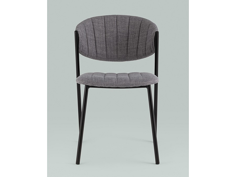 Стул Харпер ткань рогожка серый