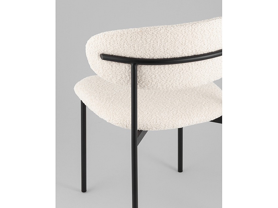 Стул Sevyn букле молочный