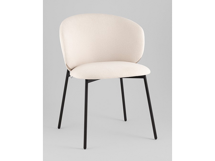 Стул Блейз велюр молочный