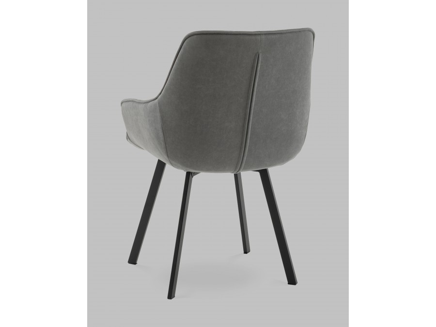 Стул Амальри велюр светло-серый