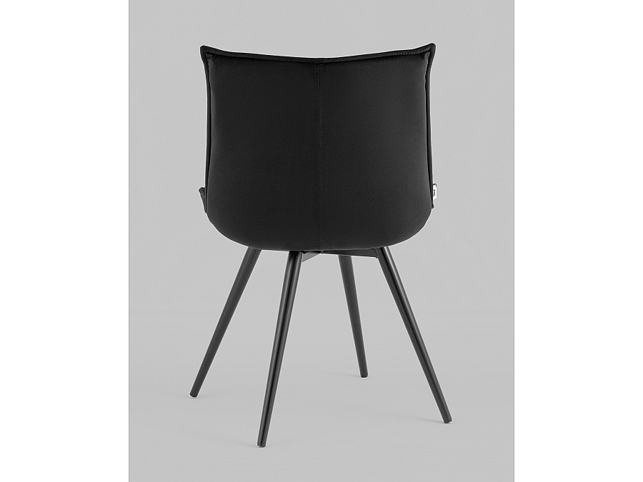 Стул вращающийся Робб велюр черный