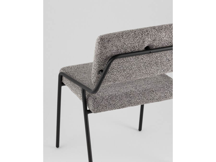 Стул Теллинг шенилл серый