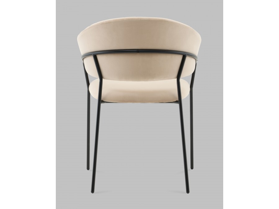 Стул Бруно NEW велюр кремовый