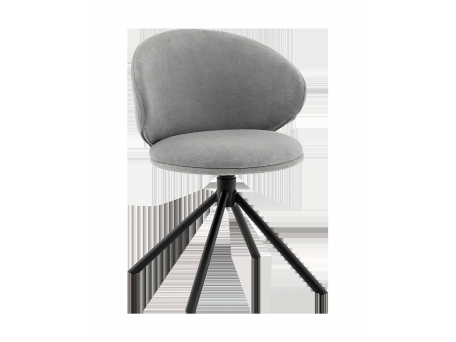 Стул Труфальд велюр светло-серый