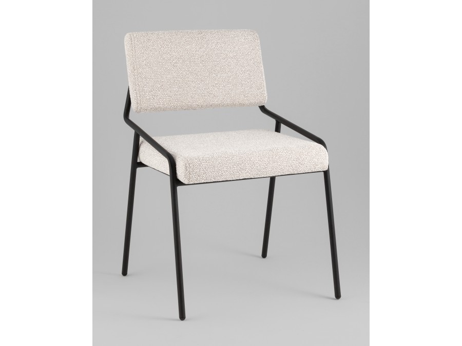 Стул Теллинг шенилл серо-бежевый