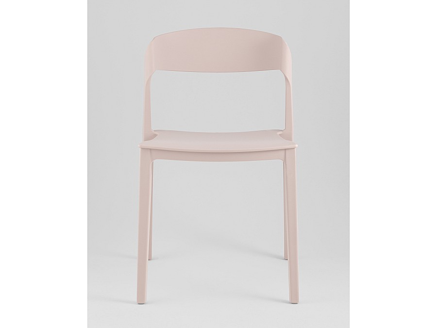 Стул Moris пластик нежно-розовый