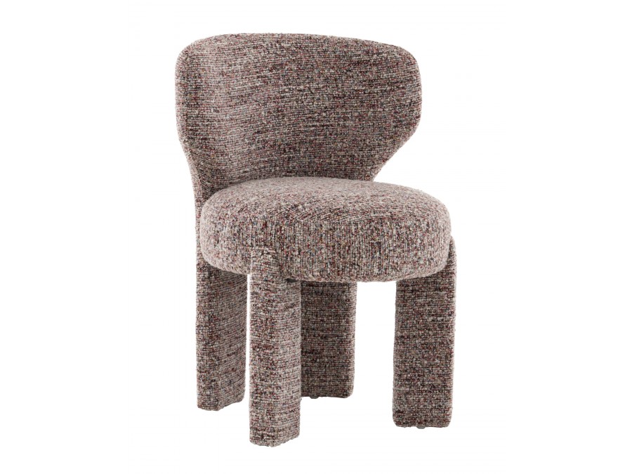 Стул Lainr бордовый меланж