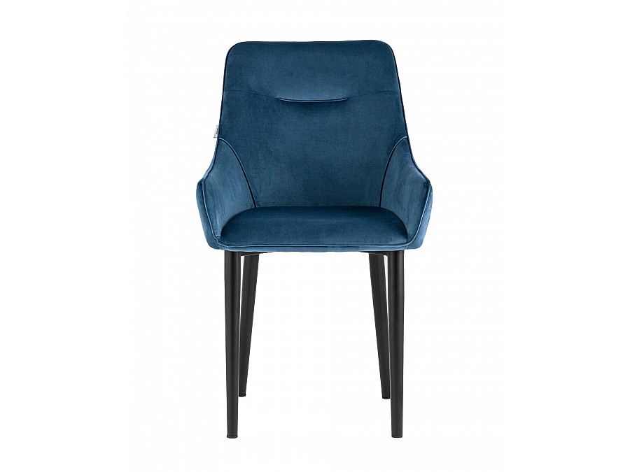 Стул Джоан велюр пыльно-синий