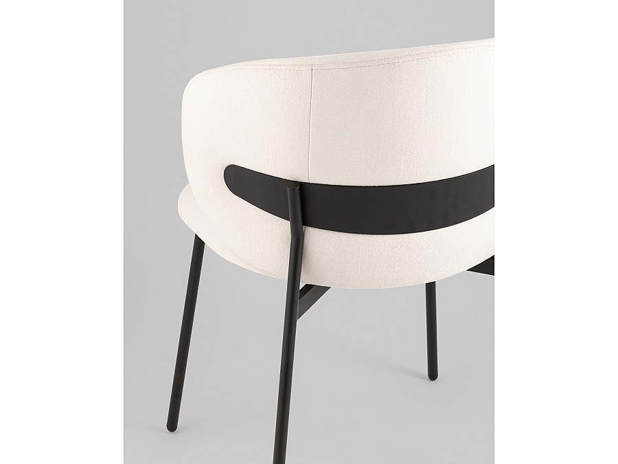 Стул Блейз велюр молочный