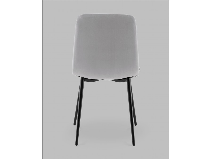 Стул Одди NEW велюр светло-серый