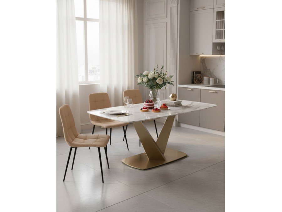 Стул Одди NEW экокожа капучино