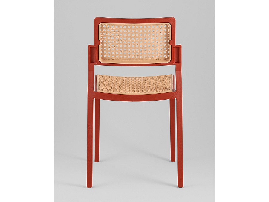 Стул пластиковый Milto красный