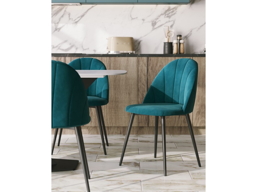 Стул Логан SN велюр изумрудный