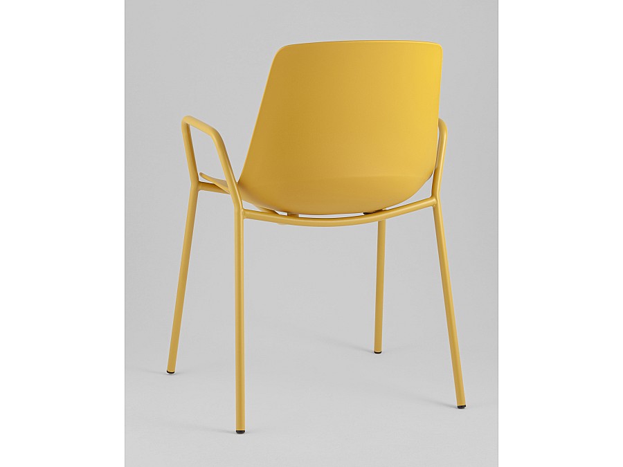 Стул Kaira пластик горчичный