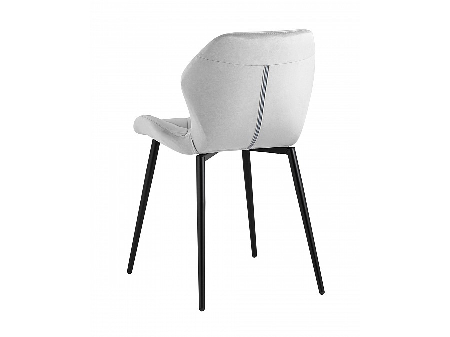 Стул Эдвин велюр серый