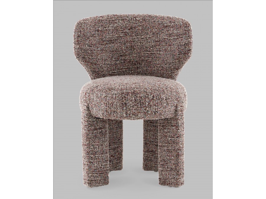 Стул Lainr бордовый меланж