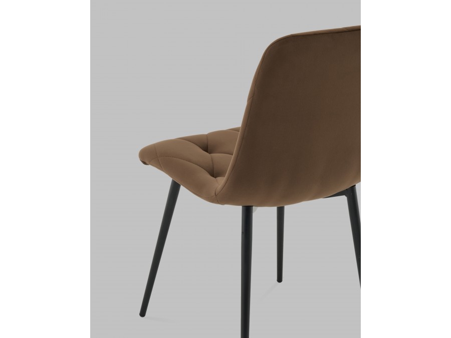 Стул Одди Diamond велюр коричневый