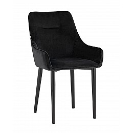 Стул Джоан велюр черный