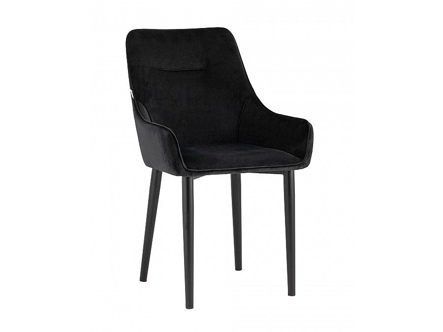 Стул Джоан велюр черный