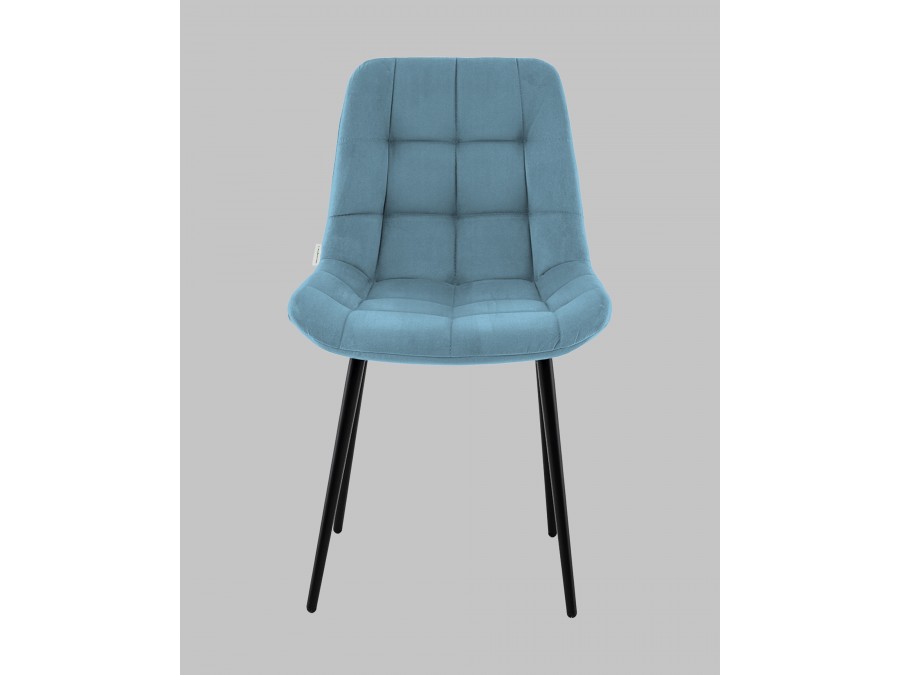 Стул Флекс N велюр пыльно-голубой