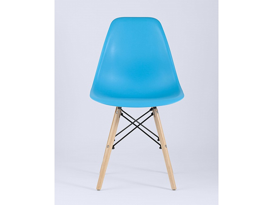 Стул Eames Style DSW бирюзовый (разборный каркас)
