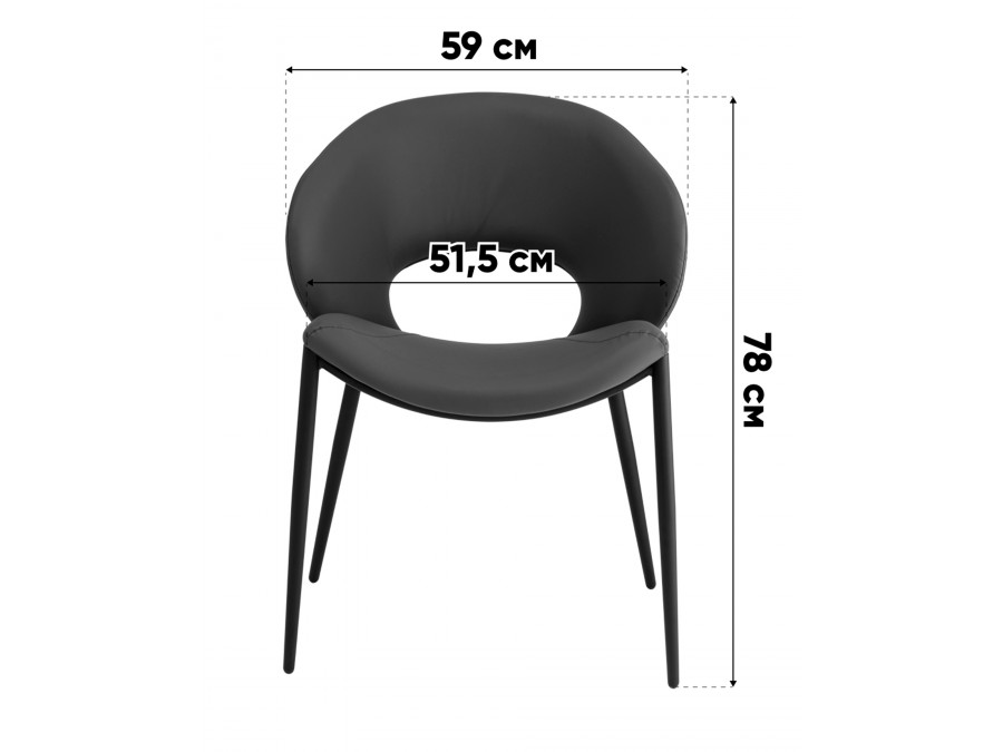 Стул Вивьен иск.кожа зеленый