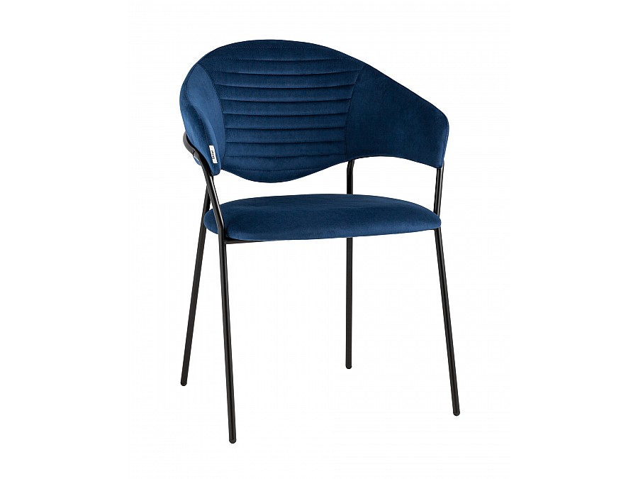 Стул Алексис велюр синий