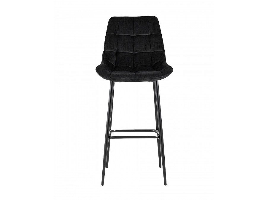 Стул барный Флекс велюр черный
