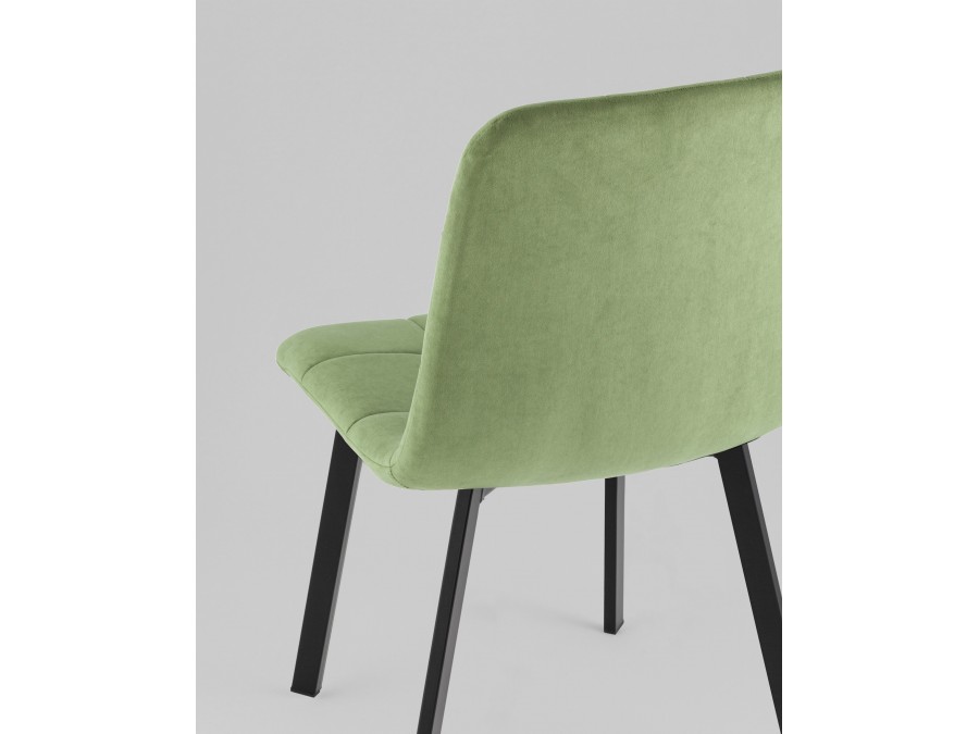 Стул Одди Original Square велюр пыльно-оливковый