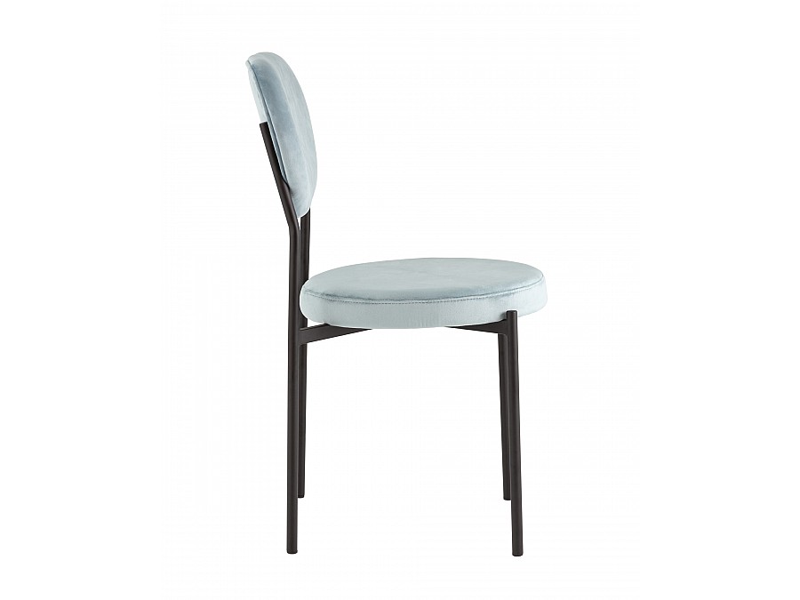 Стул обеденный Барбара велюр серо-голубой NC