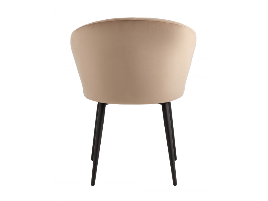 Стул с подлокотниками Codo велюр капучино