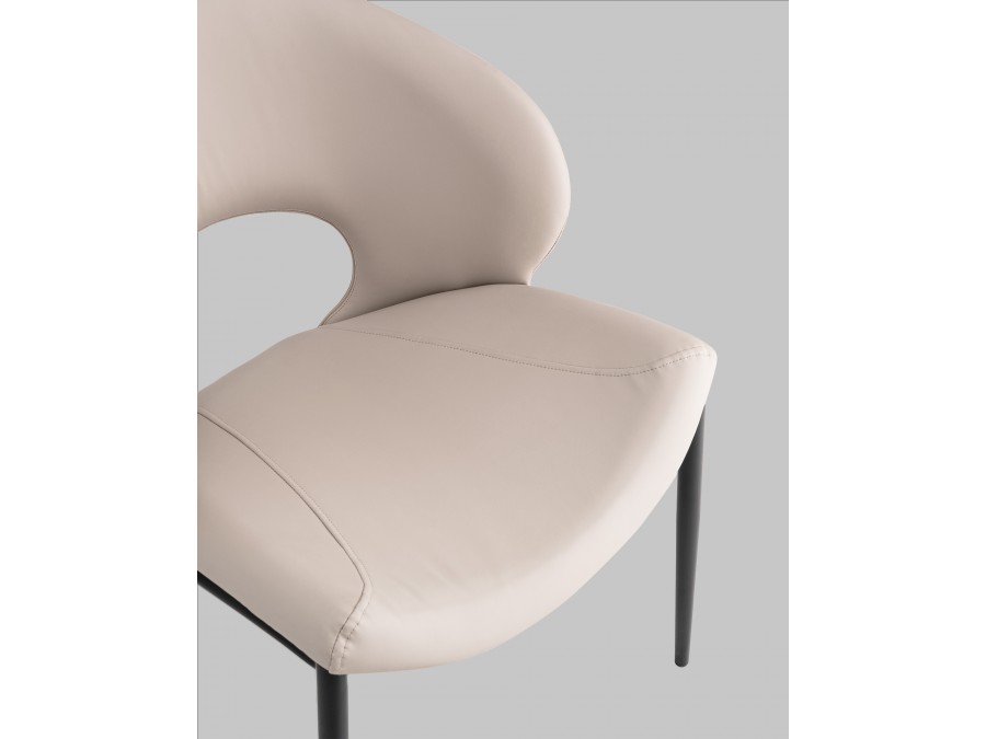 Стул Вивьен экокожа светло-бежевый