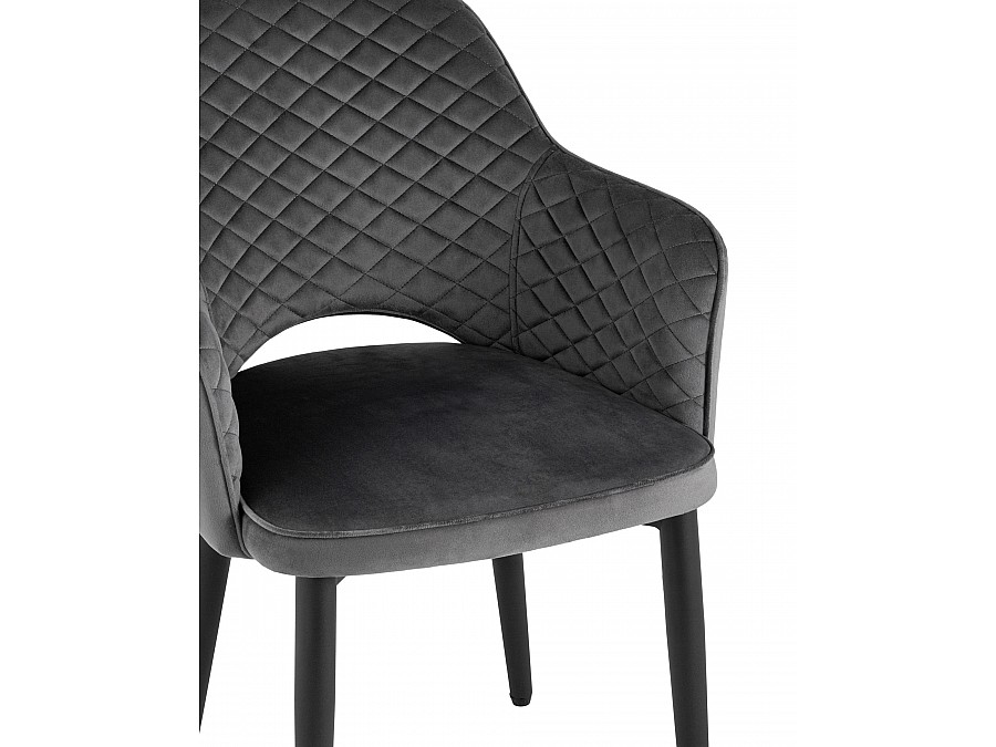 Стул Венера диамант NEW, велюр серый NP