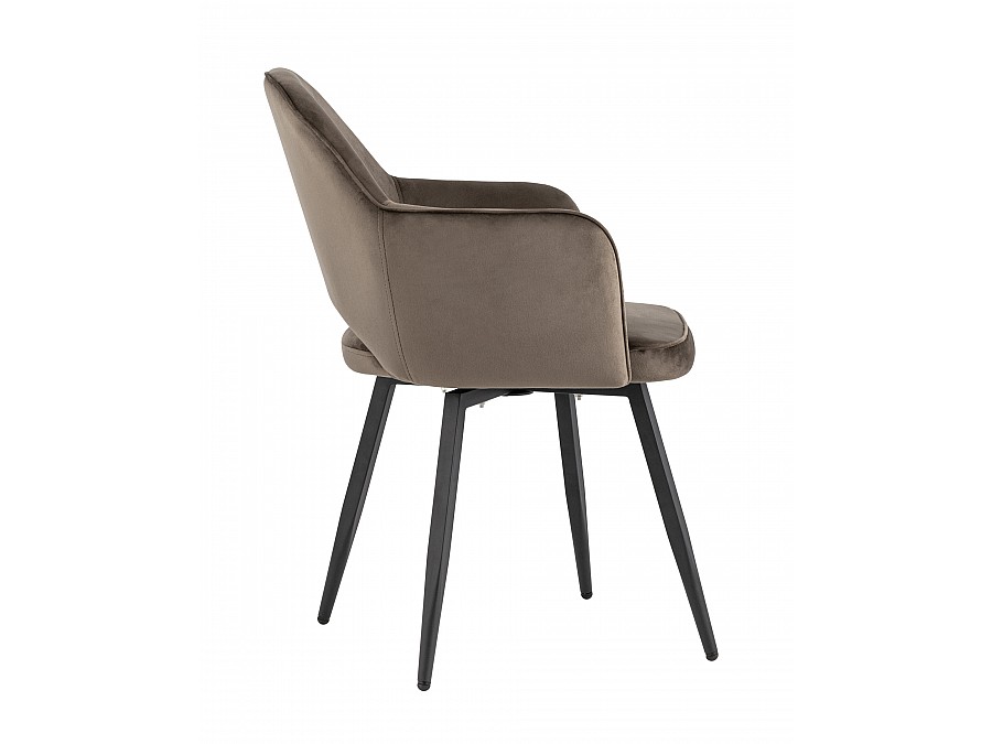 Стул Венера вращающийся, велюр коричневый NP