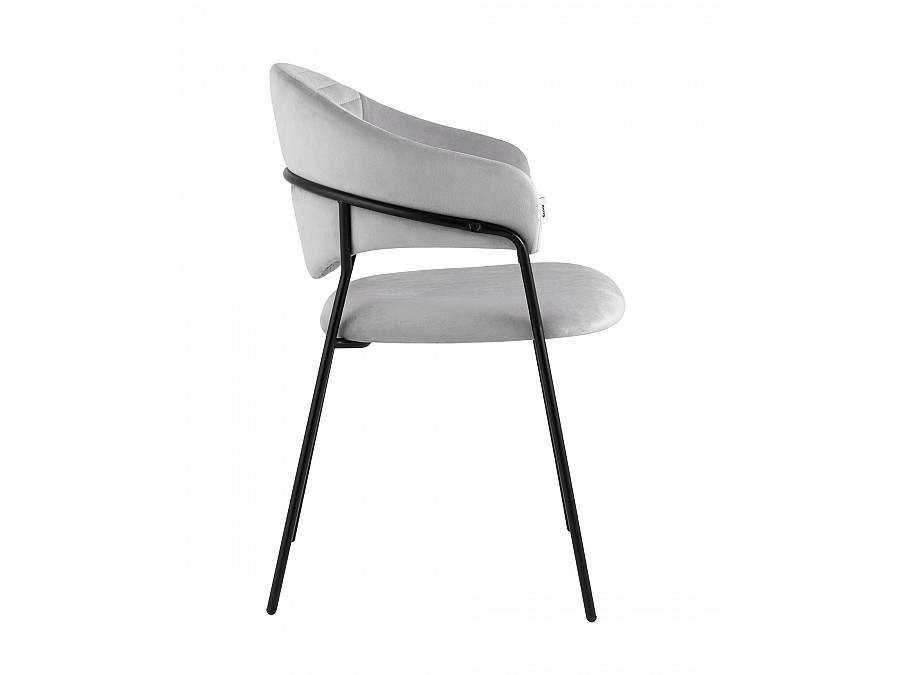 Стул Алексис велюр серый