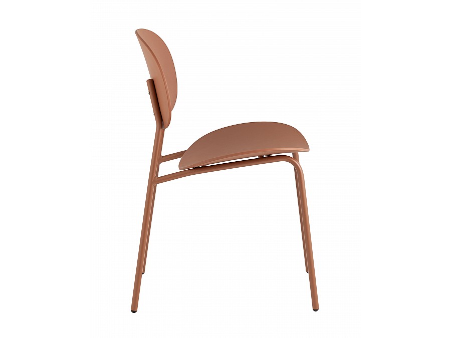 Стул Edie пластик коричневый