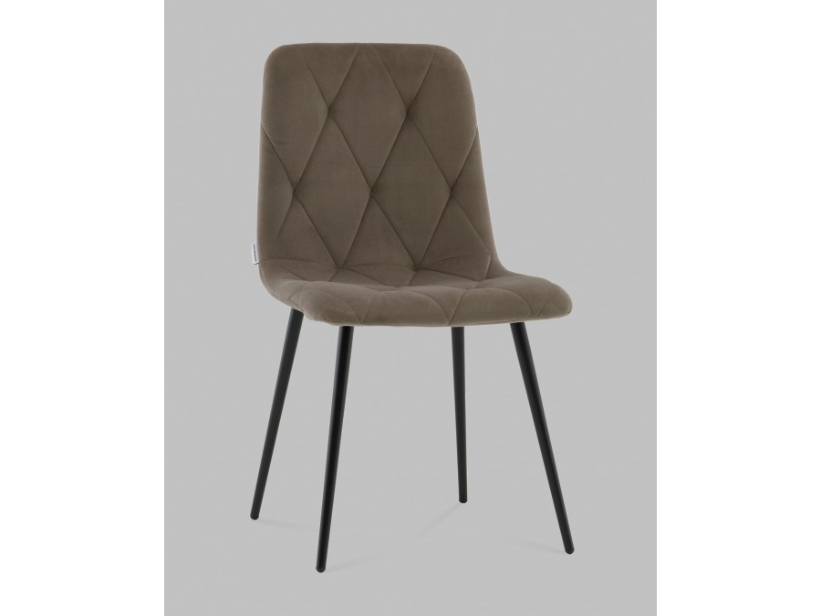 Стул Одди Diamond велюр тёмно-серый