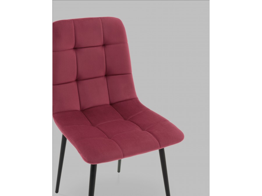 Стул Одди NEW велюр красный