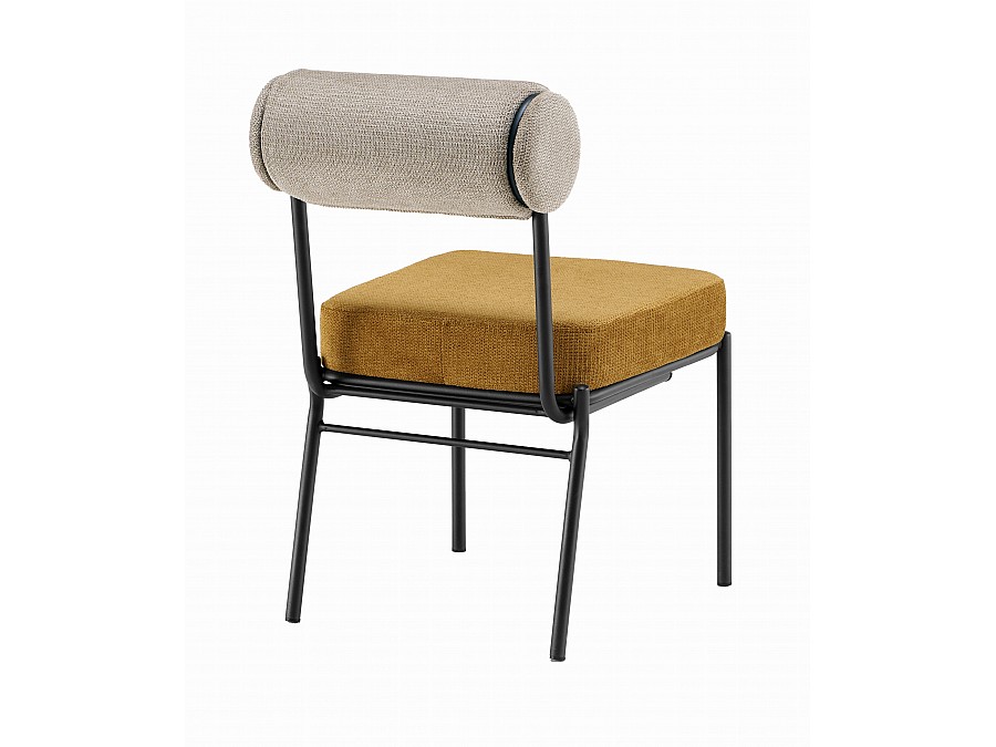 Стул обеденный Ponpoun бежевый терракотовый