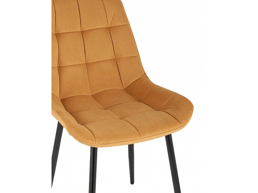 Стул Флекс велюр оранжевый