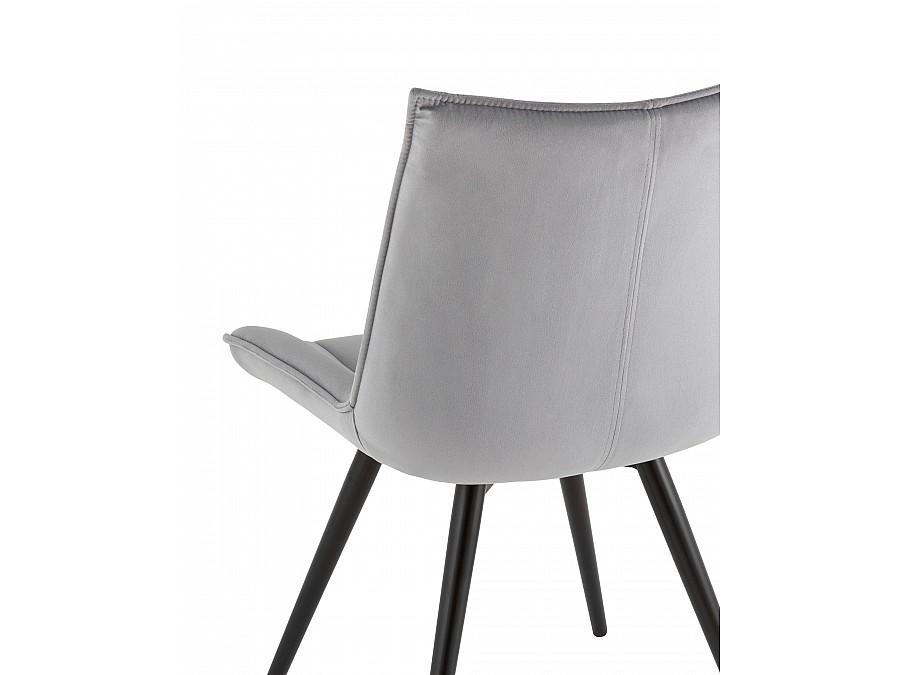 Стул вращающийся Робб велюр серый